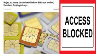 Pakistan Turning Sim Cards Off For Unvaccinated People