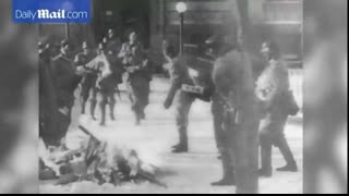 Third Reich book burning (Rare)