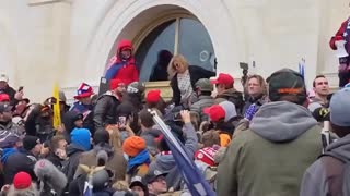 Patriots Stop Antifa in Disguise From Breaking Windows At DC Capitol