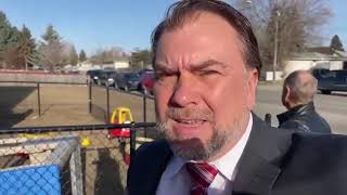 Polish pastor from Calgary Artur Pawlowski comments on ejection of police officers from church