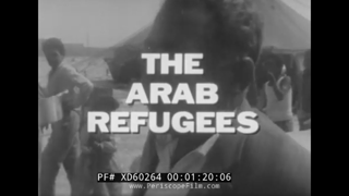 â€œ THE ARAB REFUGEES â€ 1968 TALBIEH PALESTINIAN REFUGEE CAMP, JORDAN  ARAB-ISRAELI CONFLICT  XD60264