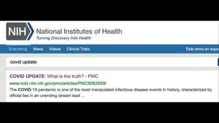 NIH Finally Admits everything? (Almost)