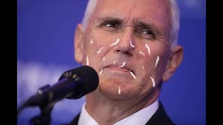 Mike Pence Guzzles Jew Cum By The Gallon Live On TV For Whole World To See!