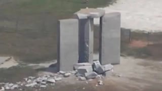 VIDEO OF THE STONES BEING BLOWN UP! TAKE THAT SYNAGOGUE OF SATAN SCUM!!!