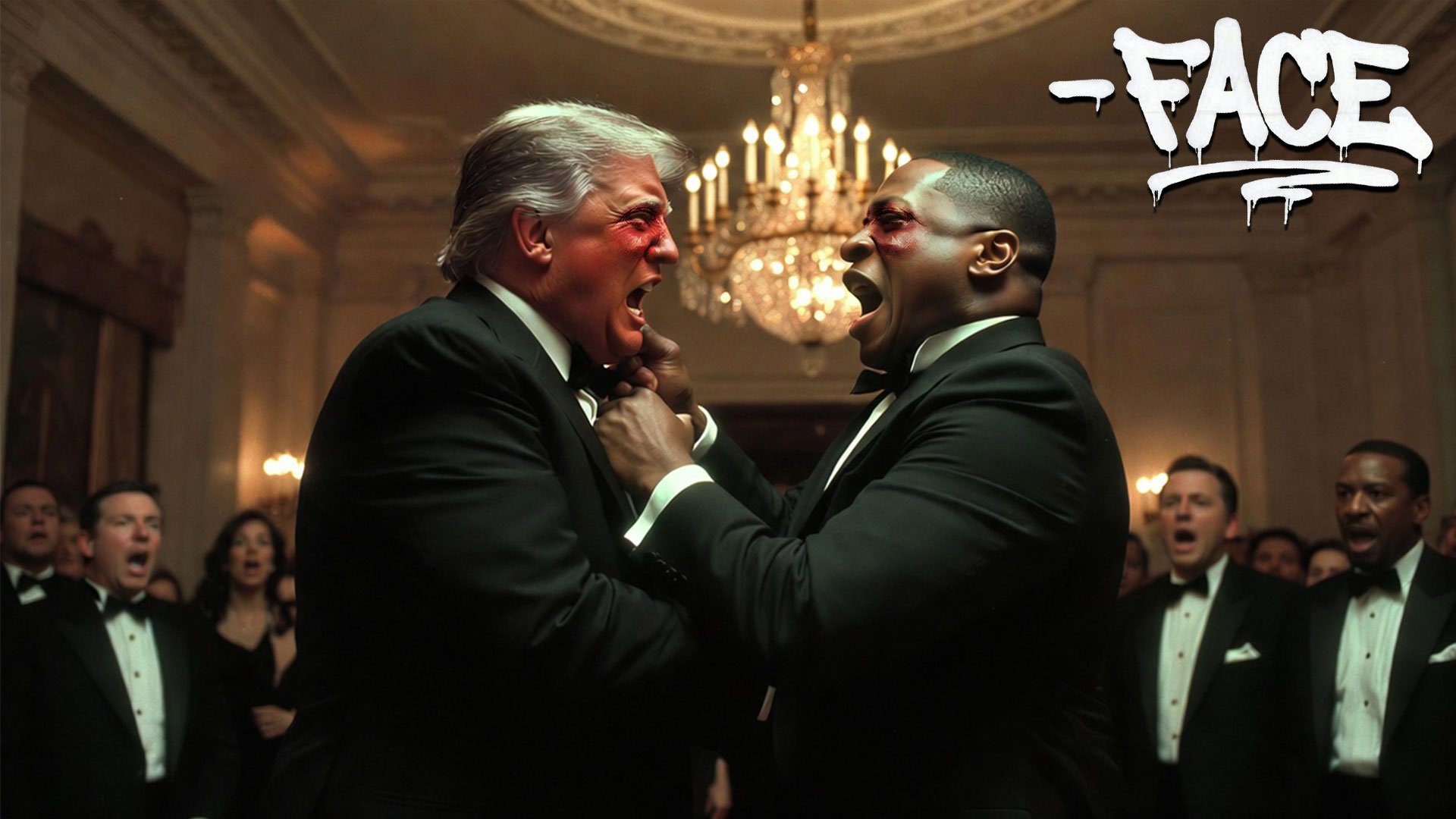 Donald Trump & George Floyd: White House Ballroom Brawl OME/Monkey