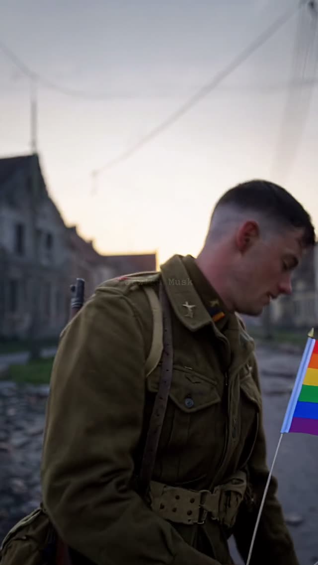 A British soldier in 1945