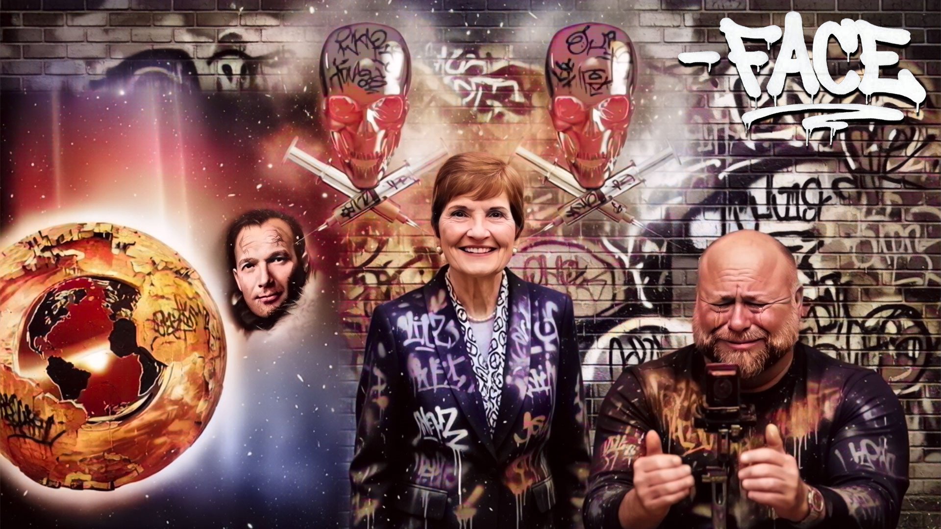 FACE - Stream 38 - Ex-CDC Chair Wants Whites Eliminated, Admiral Byrd & Hollow Earth, Alex Jones On OMETV