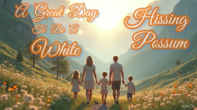 A GREAT DAY TO BE A WHITE - HISSING POSSUM