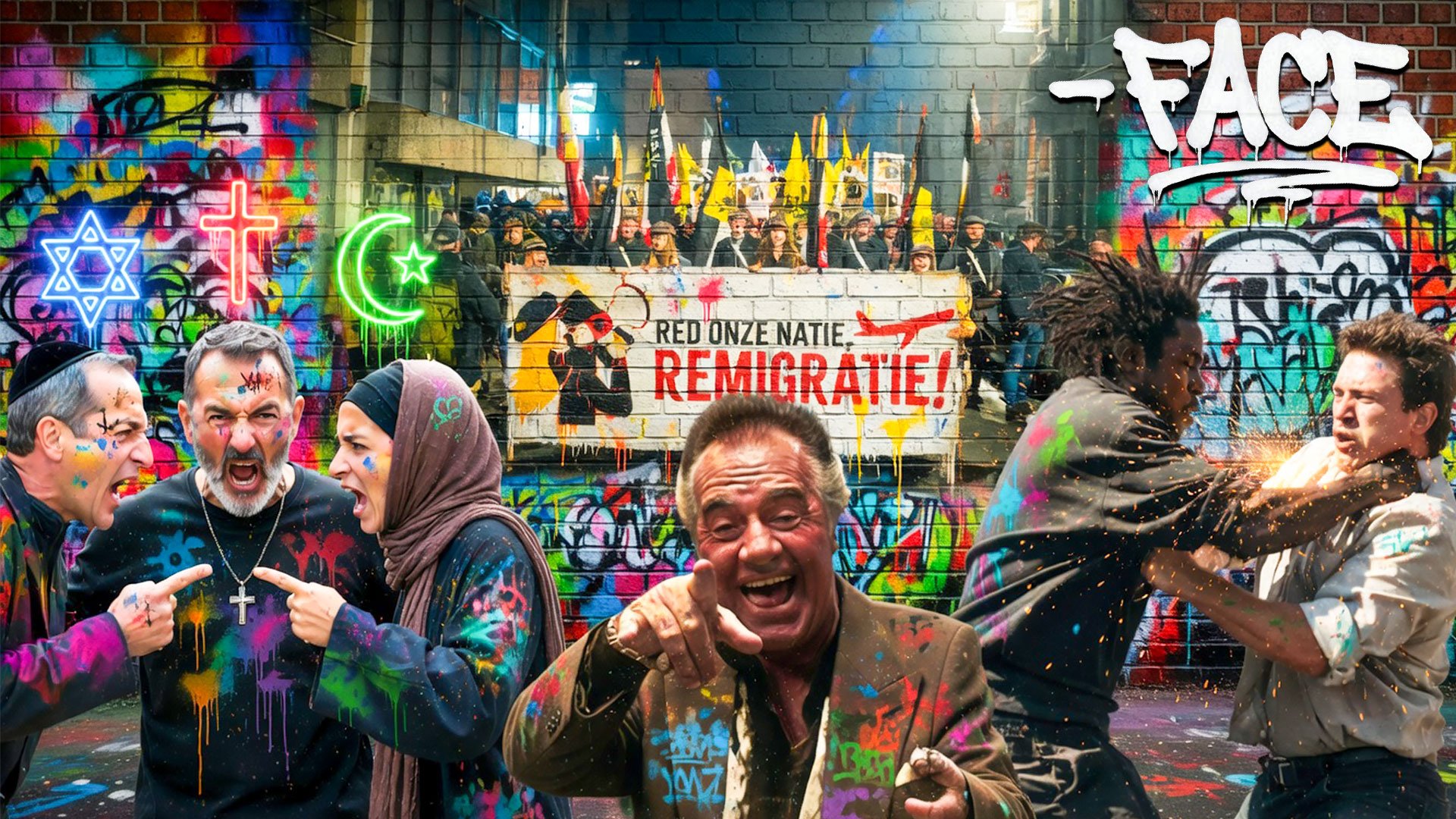 FACE - Stream 40 - Abrahamic Wars for Conquest, Never Relax Around Blacks, Remigration for Belgium & Paulie Walnuts on OMETV