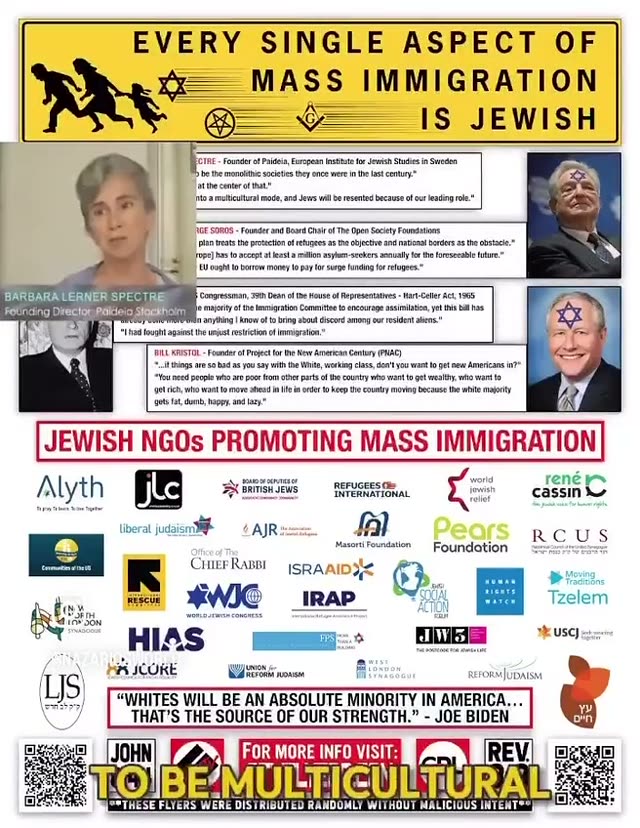 EVERY SINGLE ASPECT OF MASS IMMIGRATION IS JEWISH