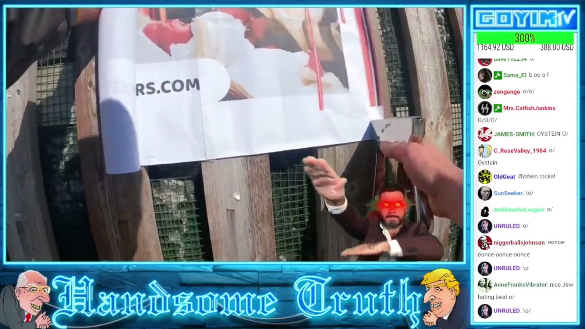 334th GTV Livestream - Another activist video shown